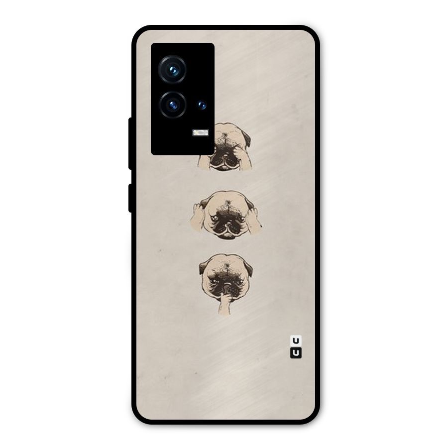Doggo Moods Metal Back Case for iQOO 9 5G