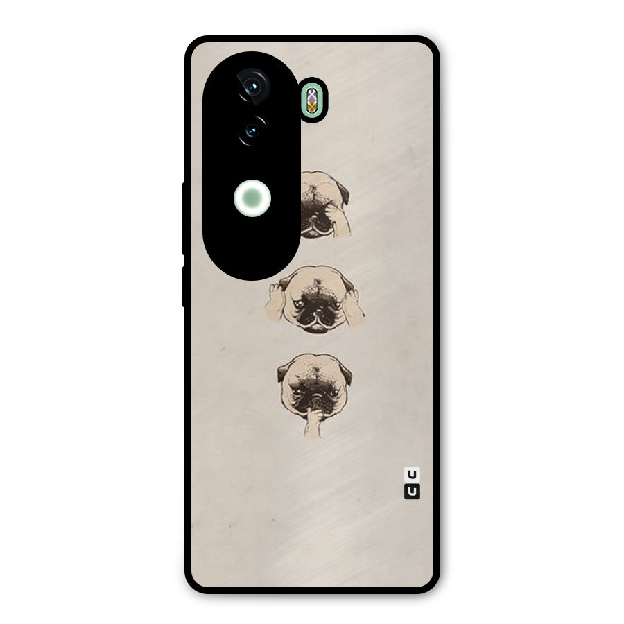 Doggo Moods Metal Back Case for iQOO Z9s