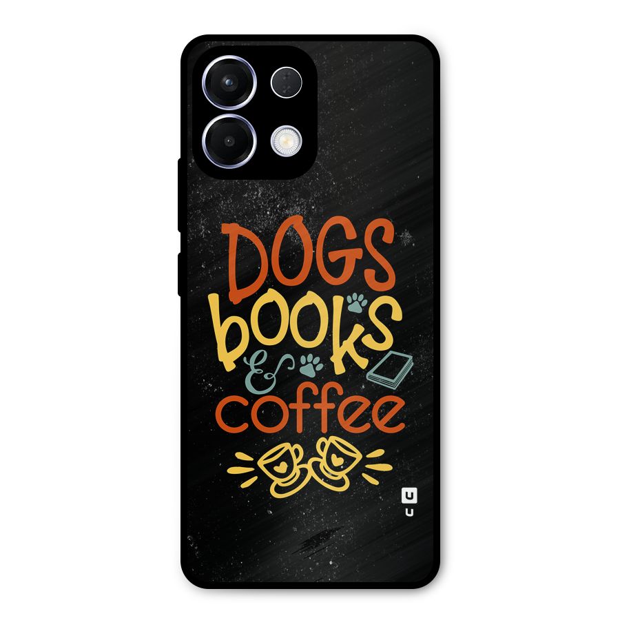 Dogs Books Coffee Metal Back Case for Oppo K13