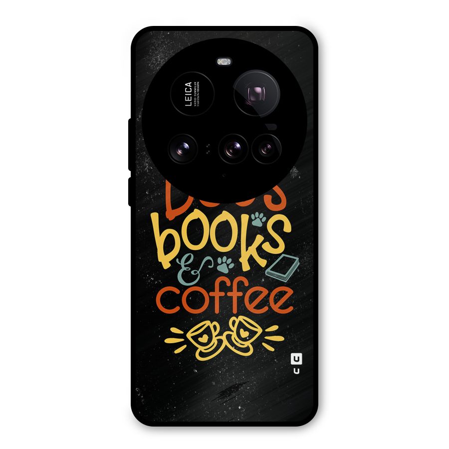 Dogs Books Coffee Metal Back Case for Xiaomi 15 Ultra