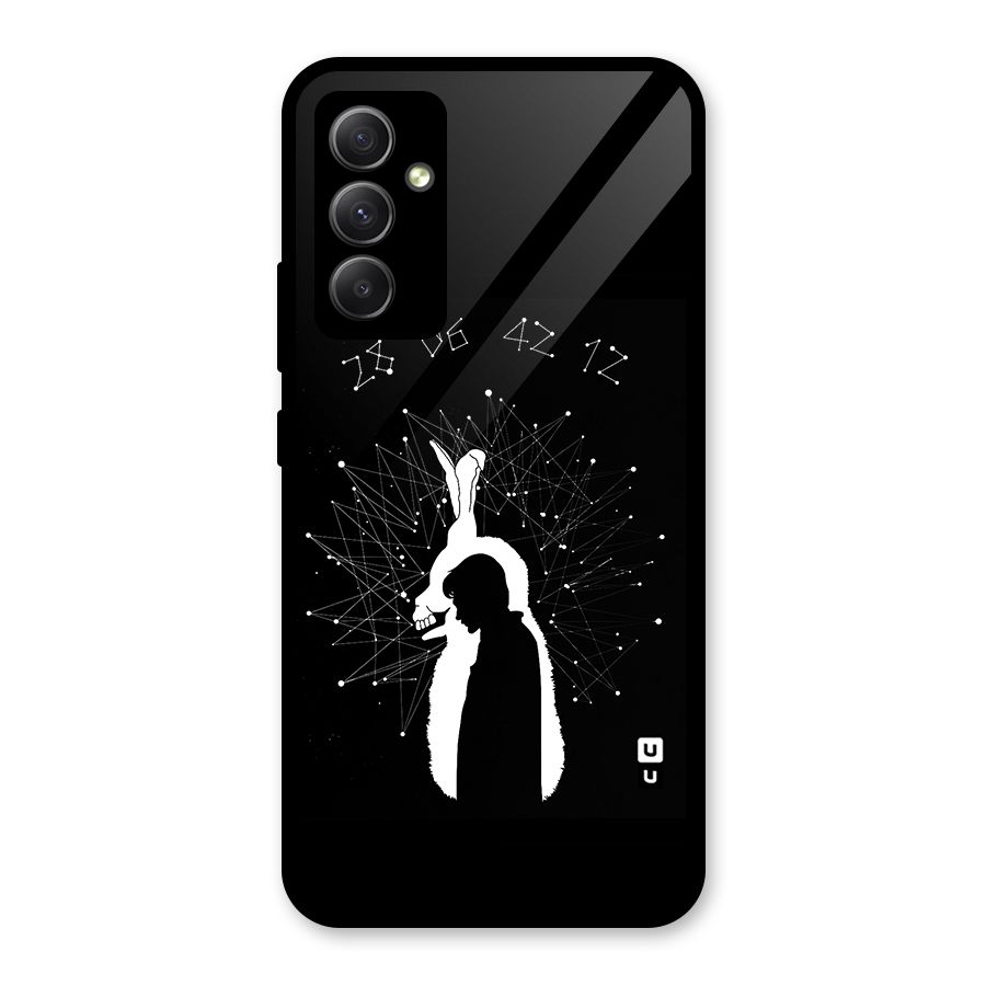 Donnie Darko Silhouette Glass Back Case for Galaxy A34