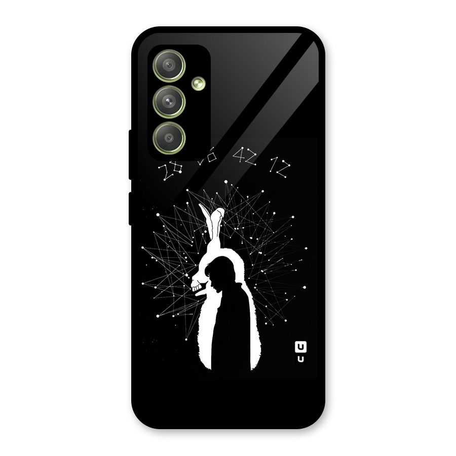 Donnie Darko Silhouette Glass Back Case for Galaxy A54