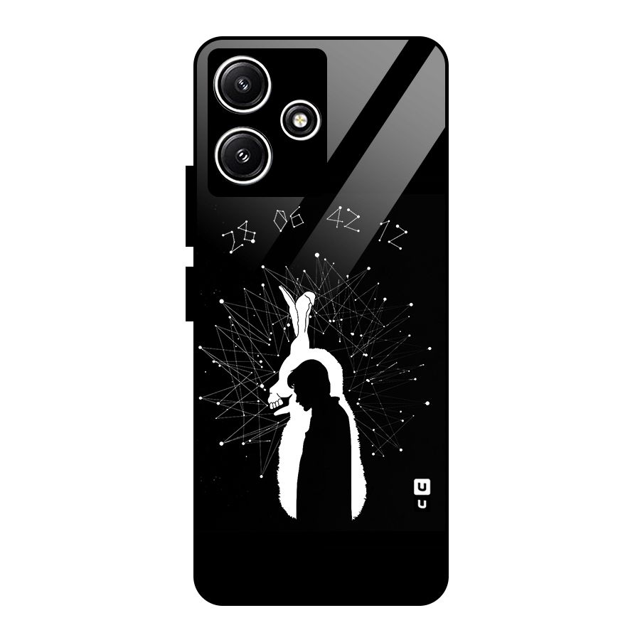 Donnie Darko Silhouette Glass Back Case for Redmi 12 5G