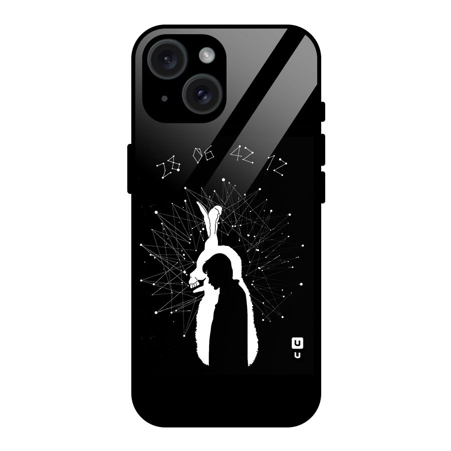 Donnie Darko Silhouette Glass Back Case for iPhone 15