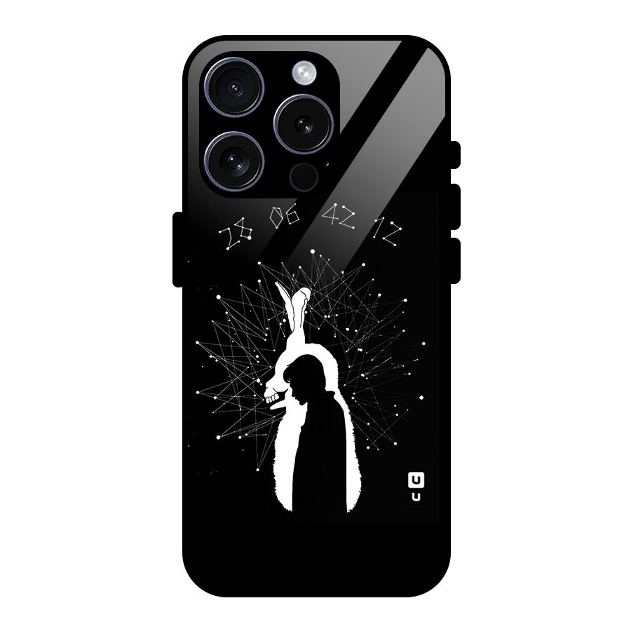 Donnie Darko Silhouette Glass Back Case for iPhone 15 Pro