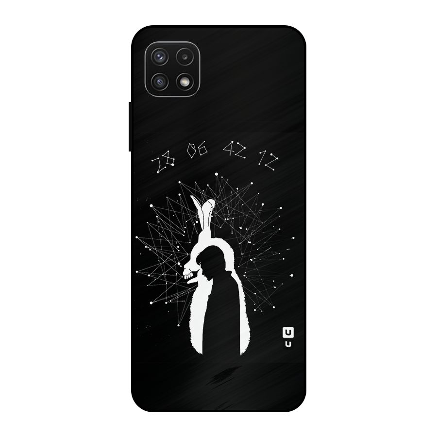 Donnie Darko Silhouette Metal Back Case for Galaxy A22 5G