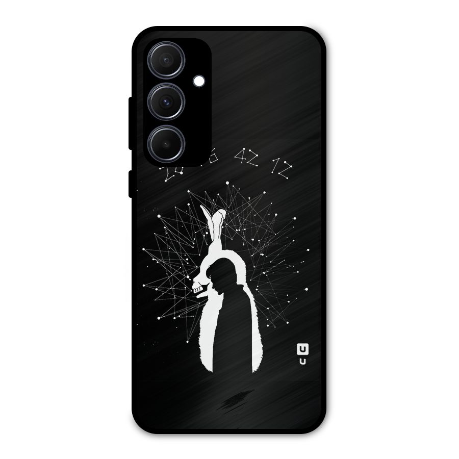 Donnie Darko Silhouette Metal Back Case for Galaxy A35