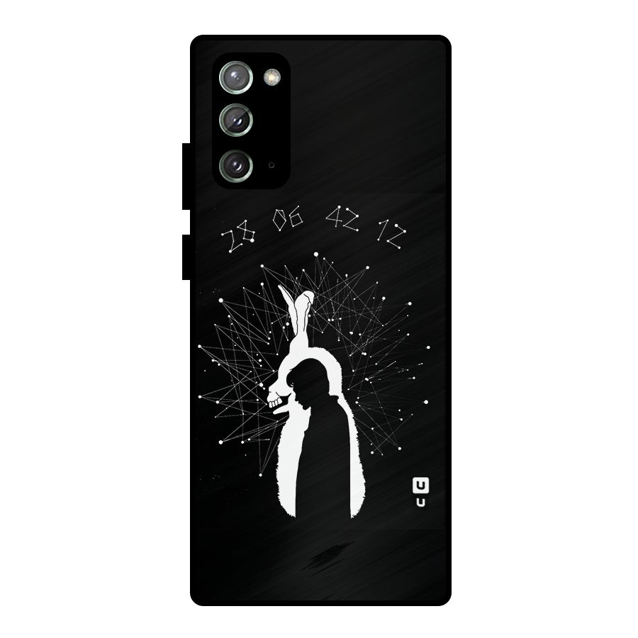 Donnie Darko Silhouette Metal Back Case for Galaxy Note 20