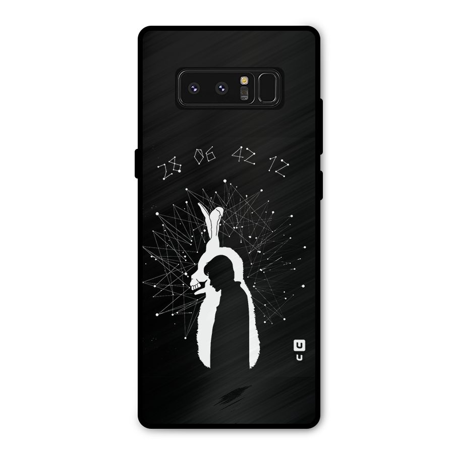 Donnie Darko Silhouette Metal Back Case for Galaxy Note 8