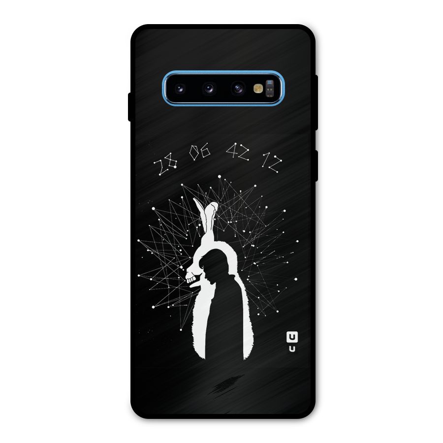 Donnie Darko Silhouette Metal Back Case for Galaxy S10