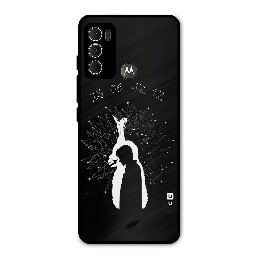 Donnie Darko Silhouette Metal Back Case for Moto G60