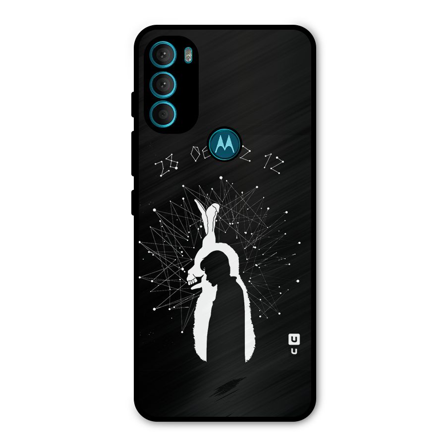 Donnie Darko Silhouette Metal Back Case for Moto G71 5G