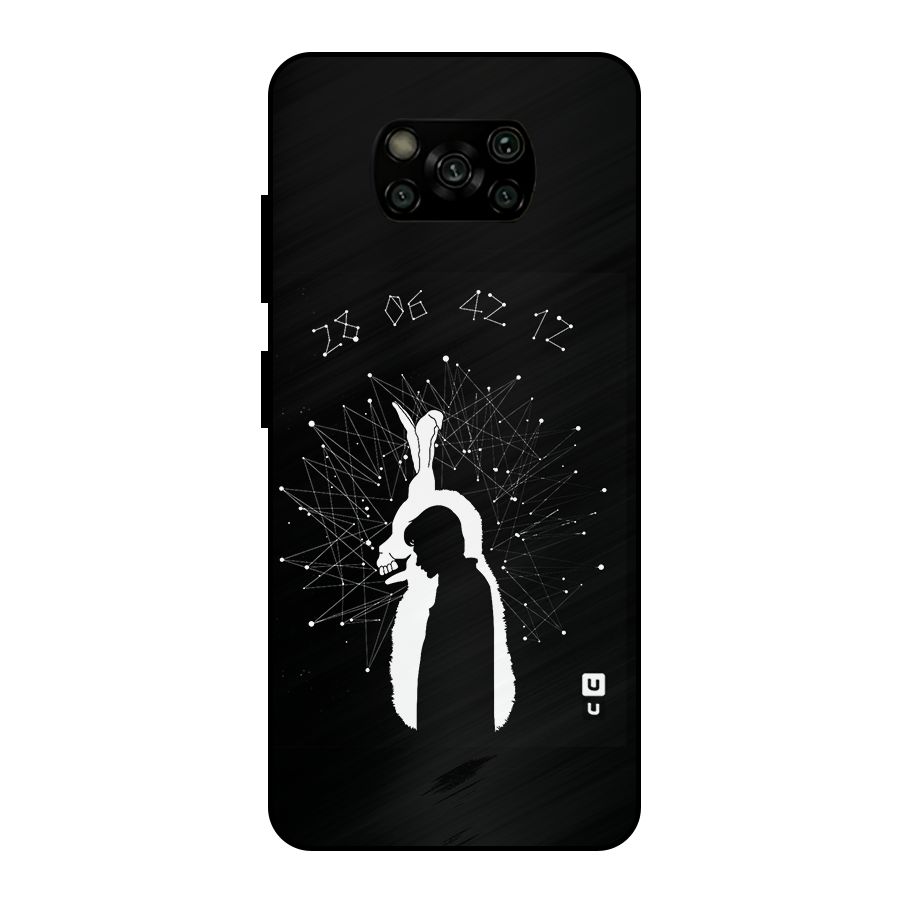 Donnie Darko Silhouette Metal Back Case for Poco X3