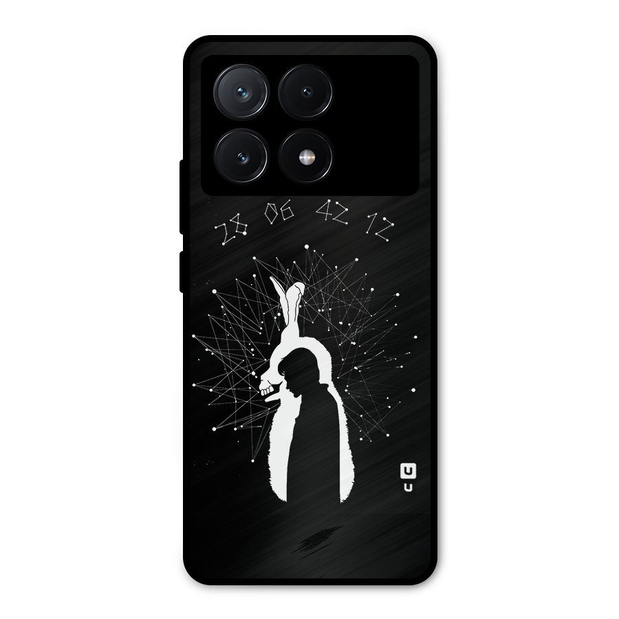 Donnie Darko Silhouette Metal Back Case for Poco X6 Pro