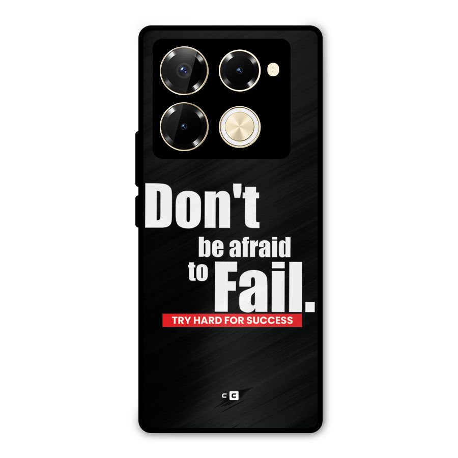 Dont Be Afriad Metal Back Case for Infinix Note 40 Pro Plus