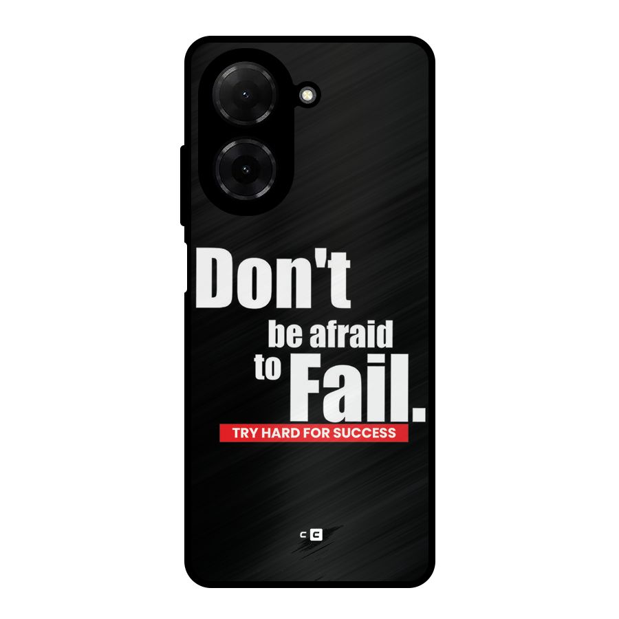 Dont Be Afriad Metal Back Case for Redmi A5 4G