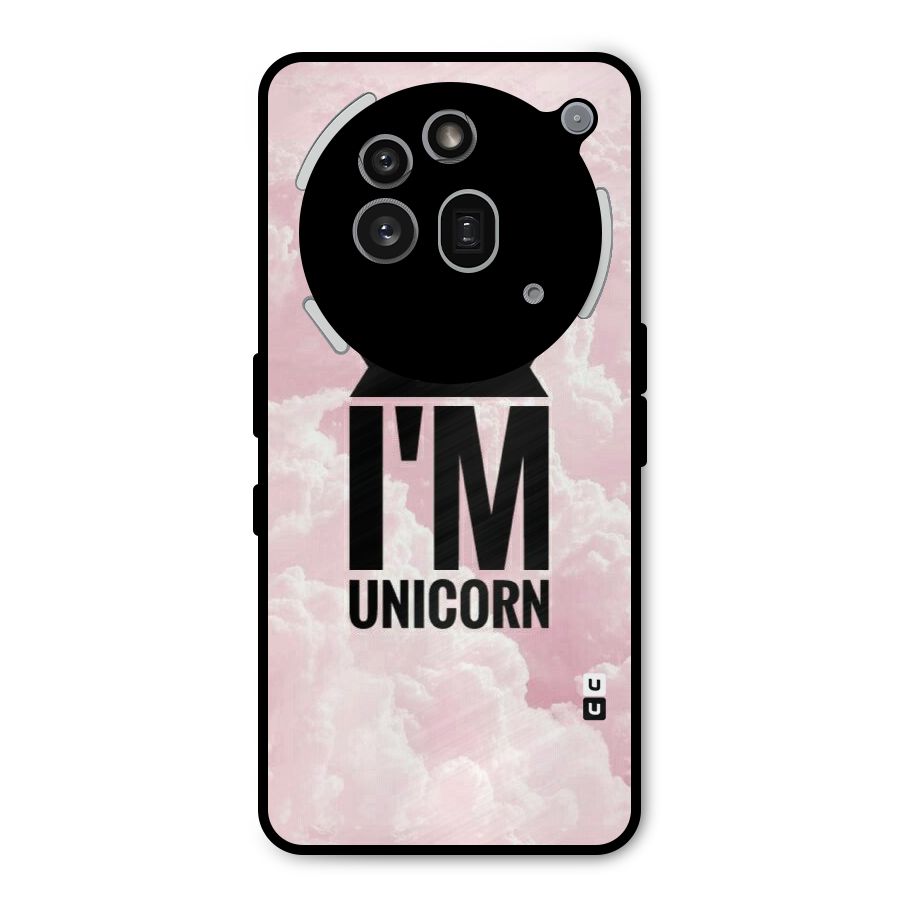 Dont Care Unicorn Metal Back Case for Nothing Phone 3a Pro