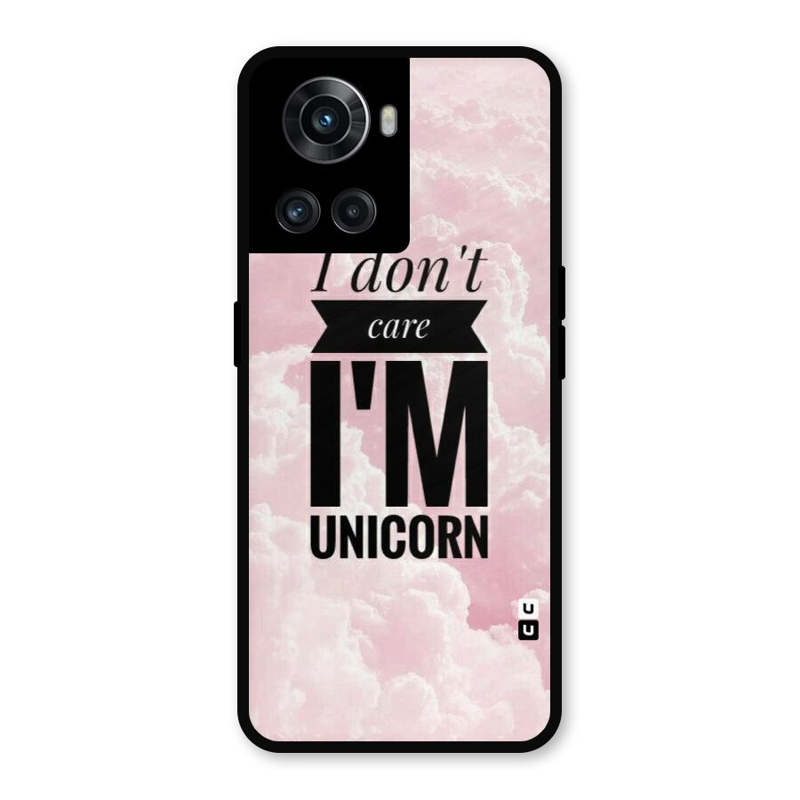 Dont Care Unicorn Metal Back Case for OnePlus 10R