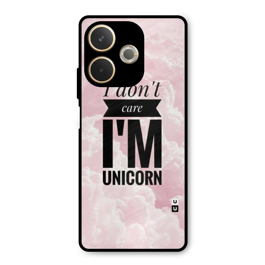 Dont Care Unicorn Metal Back Case for Oppo A5 Pro