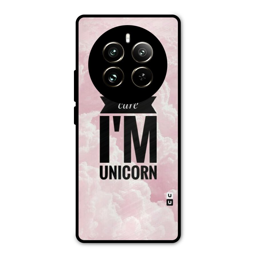 Dont Care Unicorn Metal Back Case for Realme 12 Pro