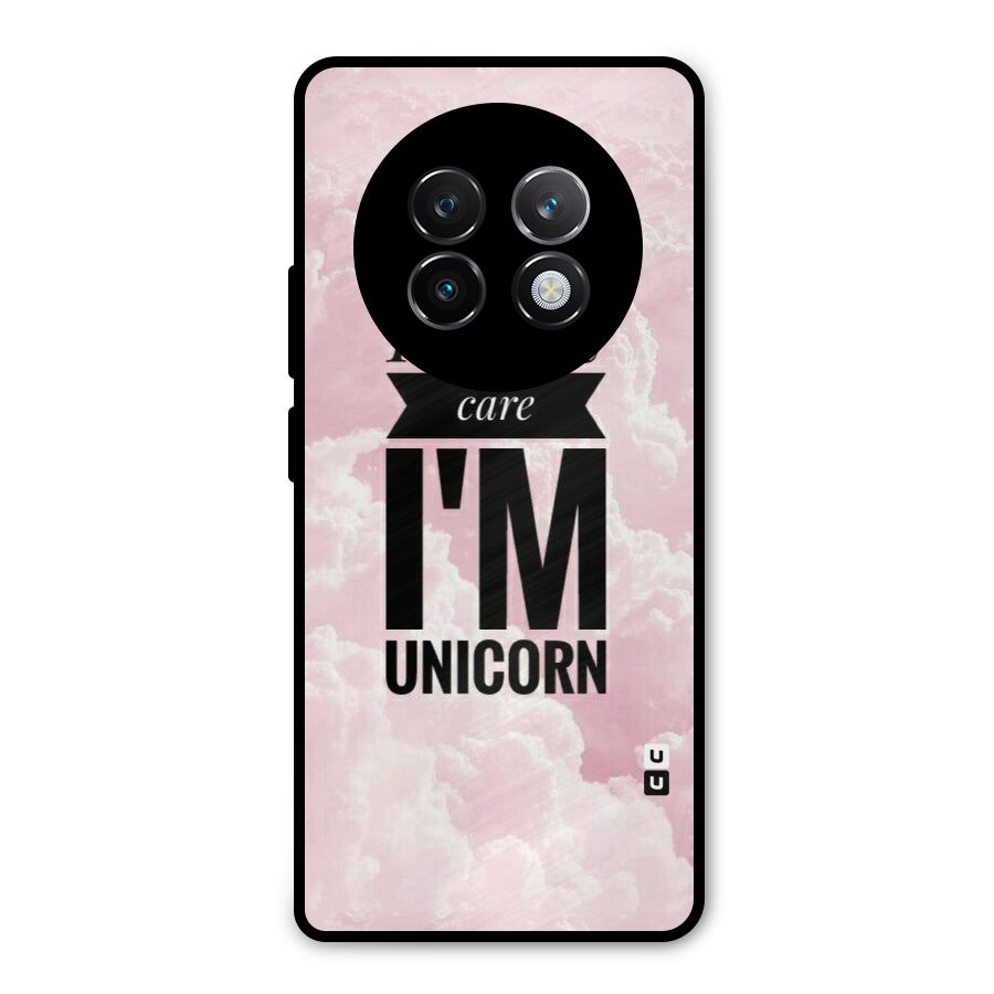 Dont Care Unicorn Metal Back Case for Realme 13 Plus