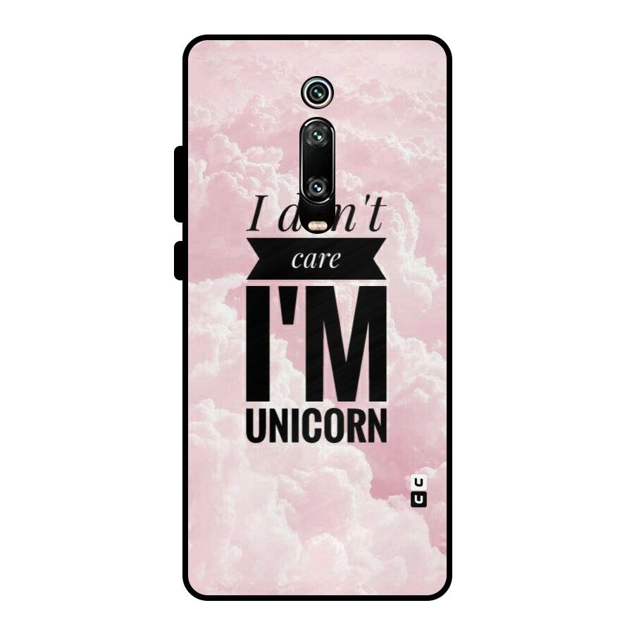 Dont Care Unicorn Metal Back Case for Redmi K20