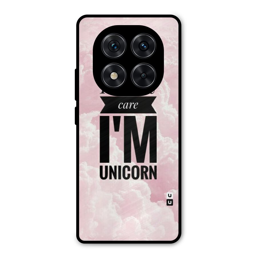Dont Care Unicorn Metal Back Case for Redmi Note 14 Pro 5G