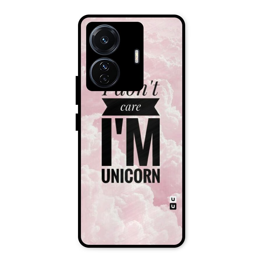 Dont Care Unicorn Metal Back Case for Vivo T1 Pro
