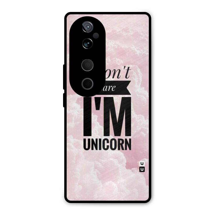 Dont Care Unicorn Metal Back Case for Vivo T3 Ultra