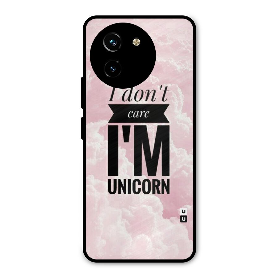 Dont Care Unicorn Metal Back Case for Vivo T3x