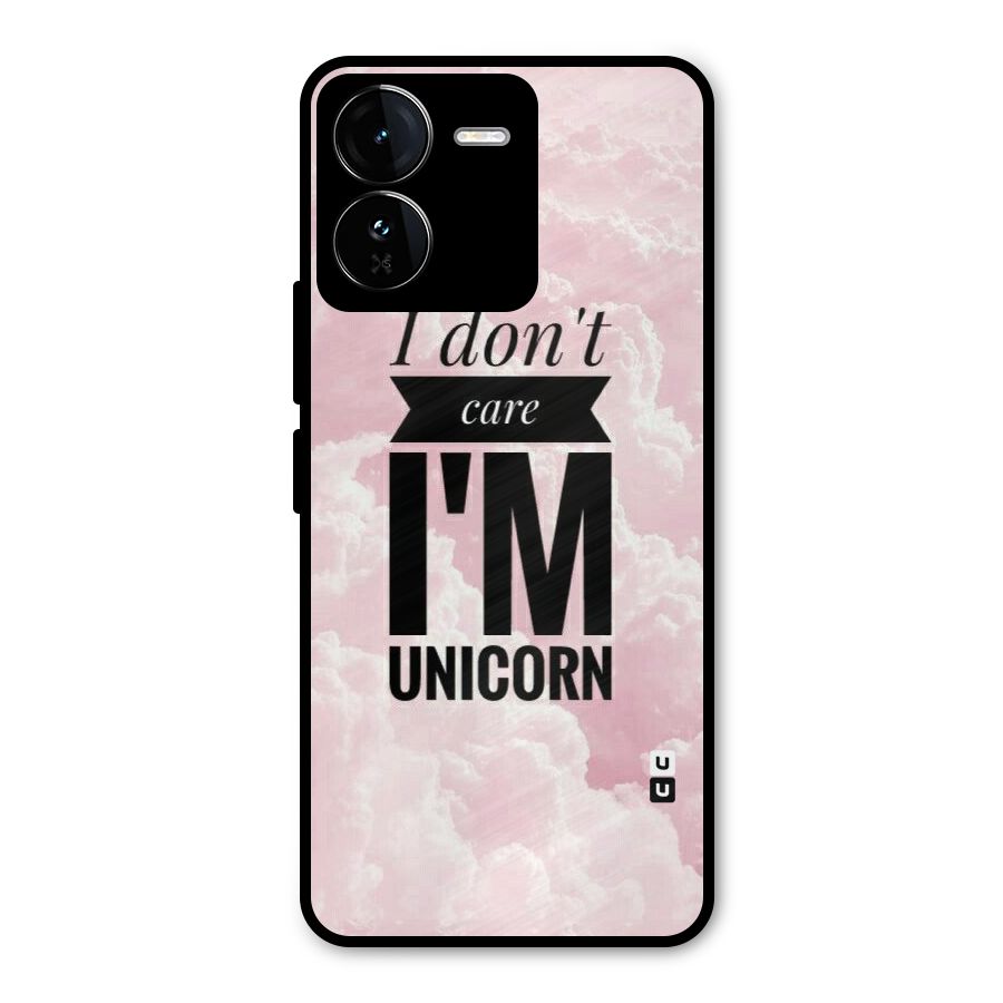 Dont Care Unicorn Metal Back Case for iQOO Z9