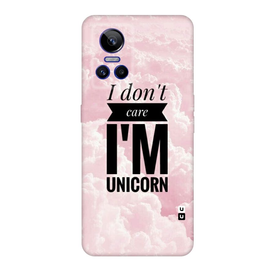 Dont Care Unicorn Original Polycarbonate Back Case for Realme GT Neo 3