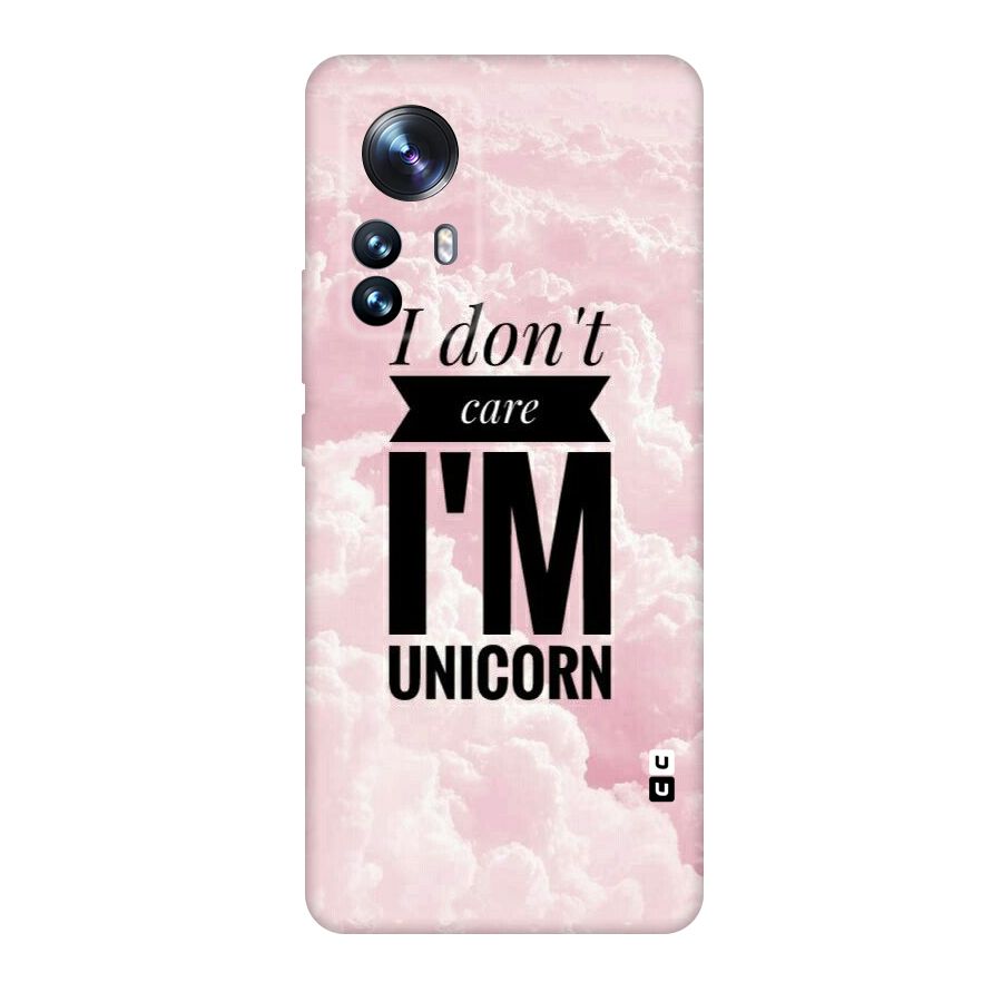 Dont Care Unicorn Original Polycarbonate Back Case for Xiaomi 12 Pro