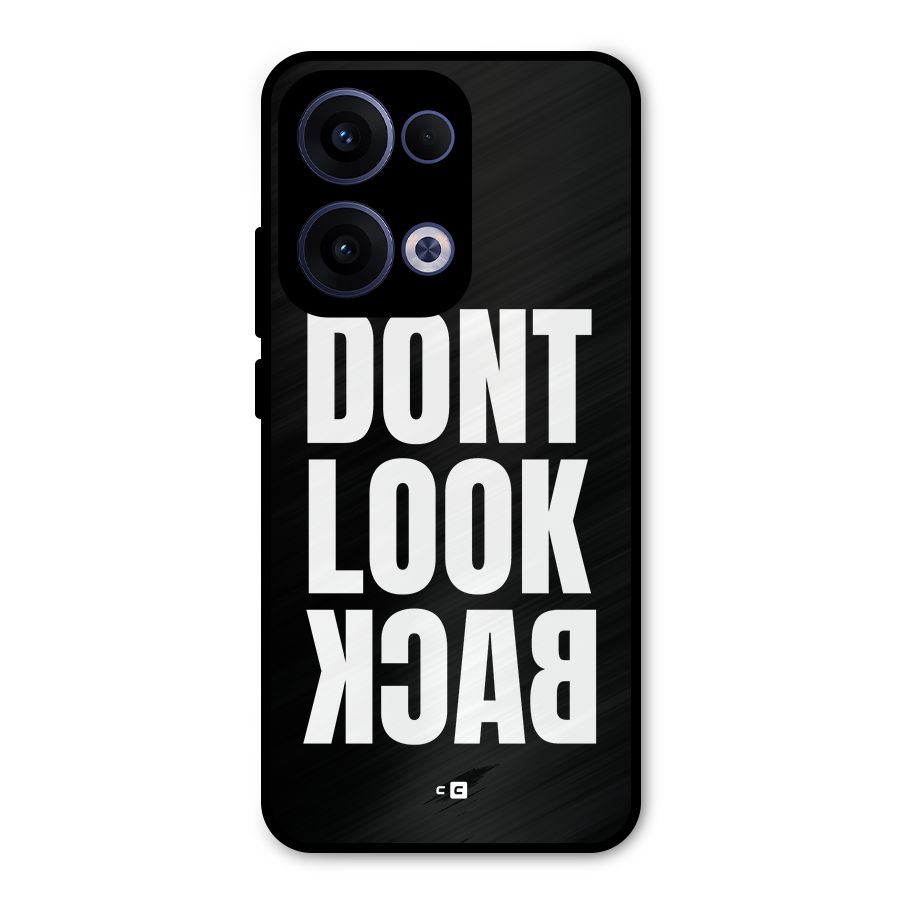 Dont Look Back Metal Back Case for Oppo Reno13