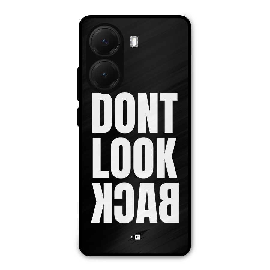 Dont Look Back Metal Back Case for Poco X7 Pro