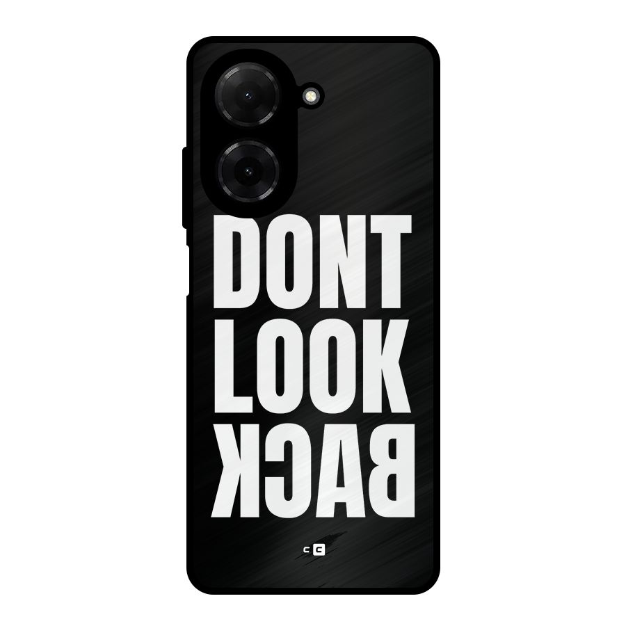 Dont Look Back Metal Back Case for Redmi A5 4G