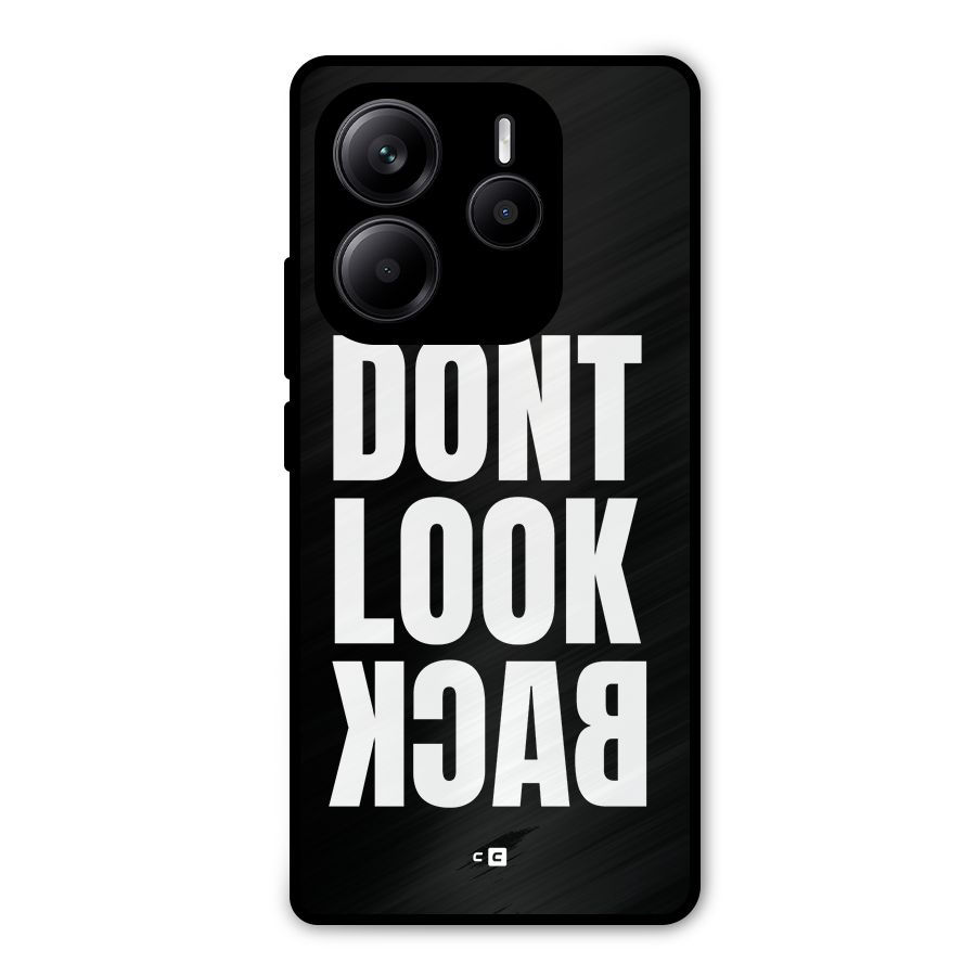 Dont Look Back Metal Back Case for Redmi Note 14 5G