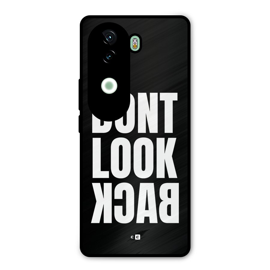 Dont Look Back Metal Back Case for iQOO Z9s