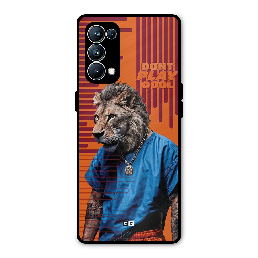 Dont Play Cool Metal Back Case for Oppo Reno5 Pro 5G