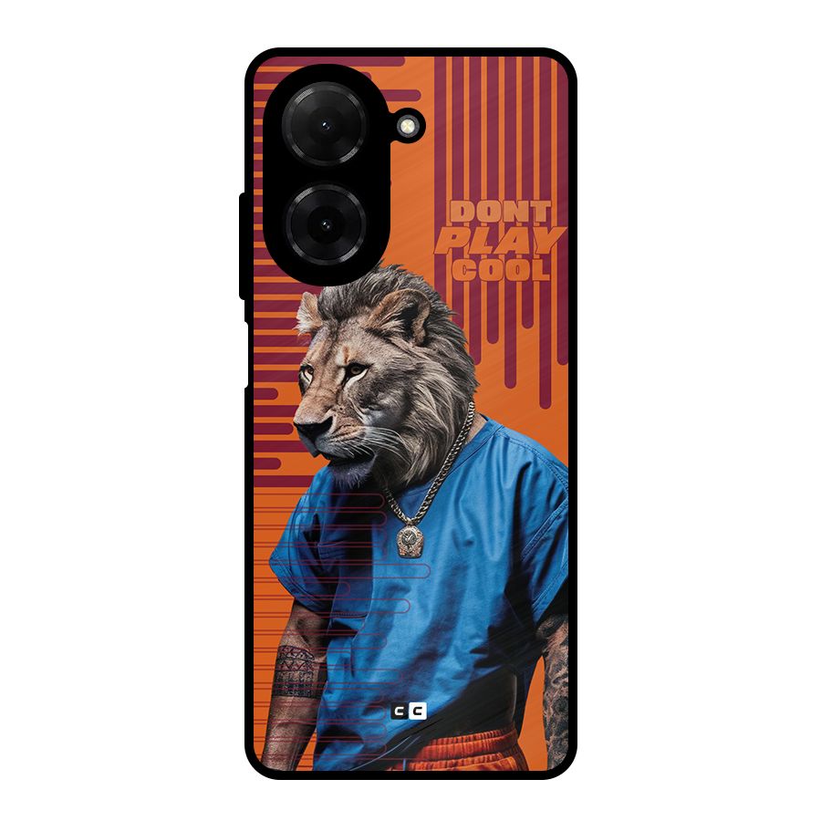 Dont Play Cool Metal Back Case for Redmi A5 4G