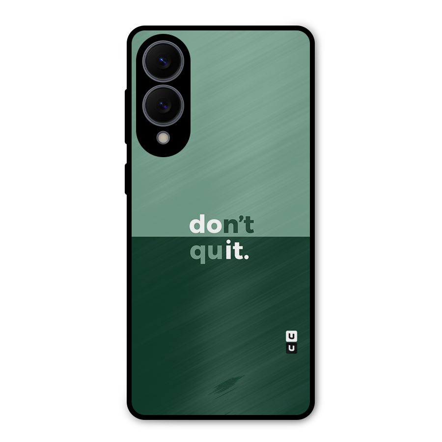 Dont Quit Do It Metal Back Case for Galaxy S25 Edge