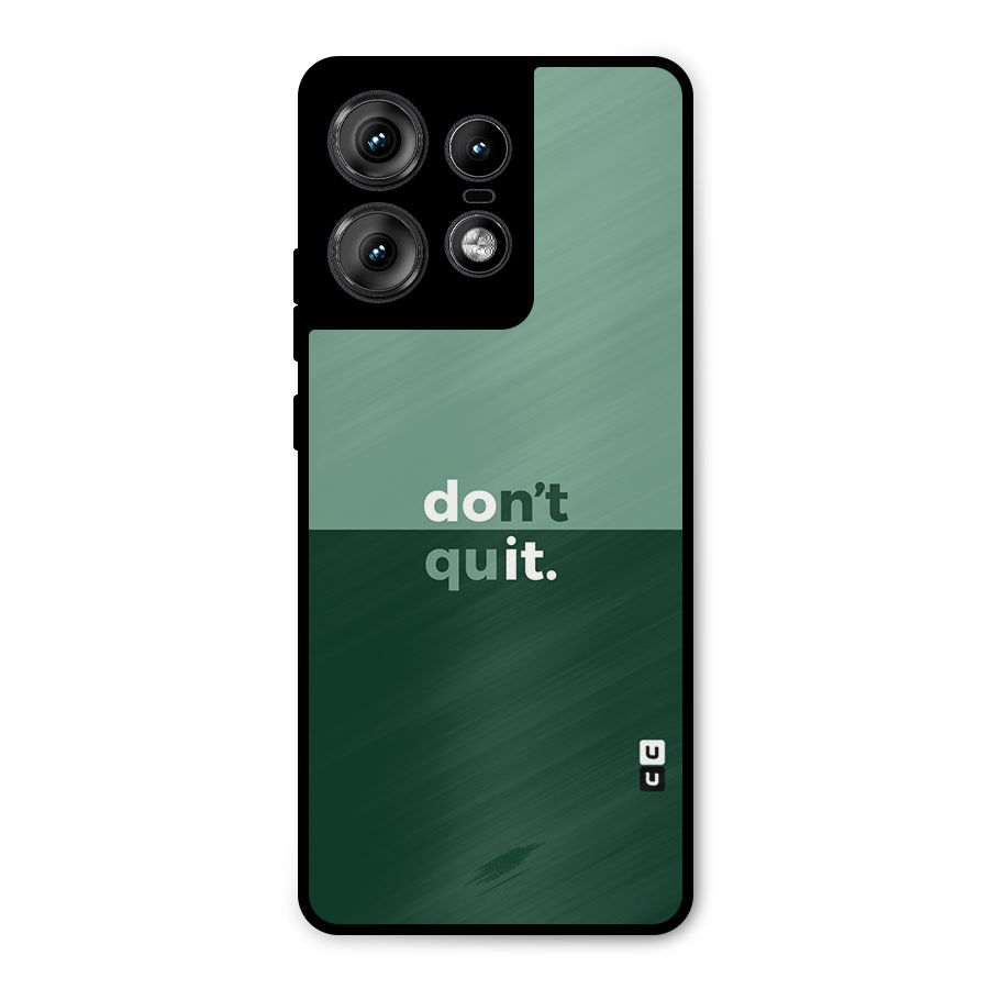 Dont Quit Do It Metal Back Case for Motorola Edge 50 Pro