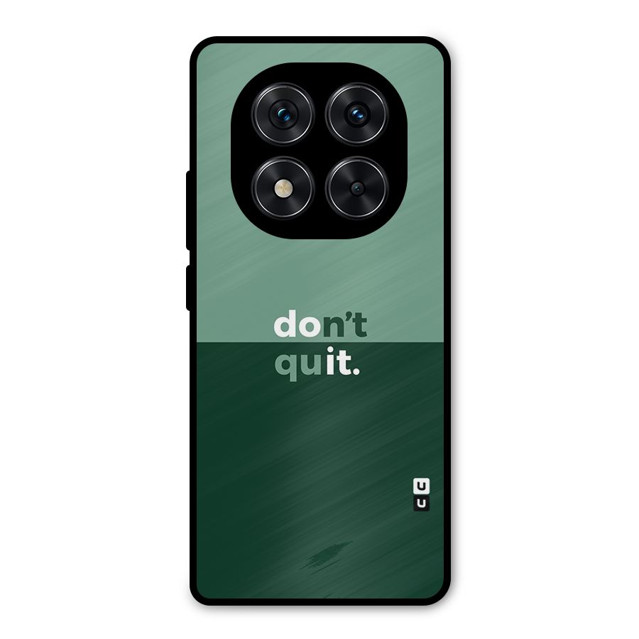 Dont Quit Do It Metal Back Case for Poco X7