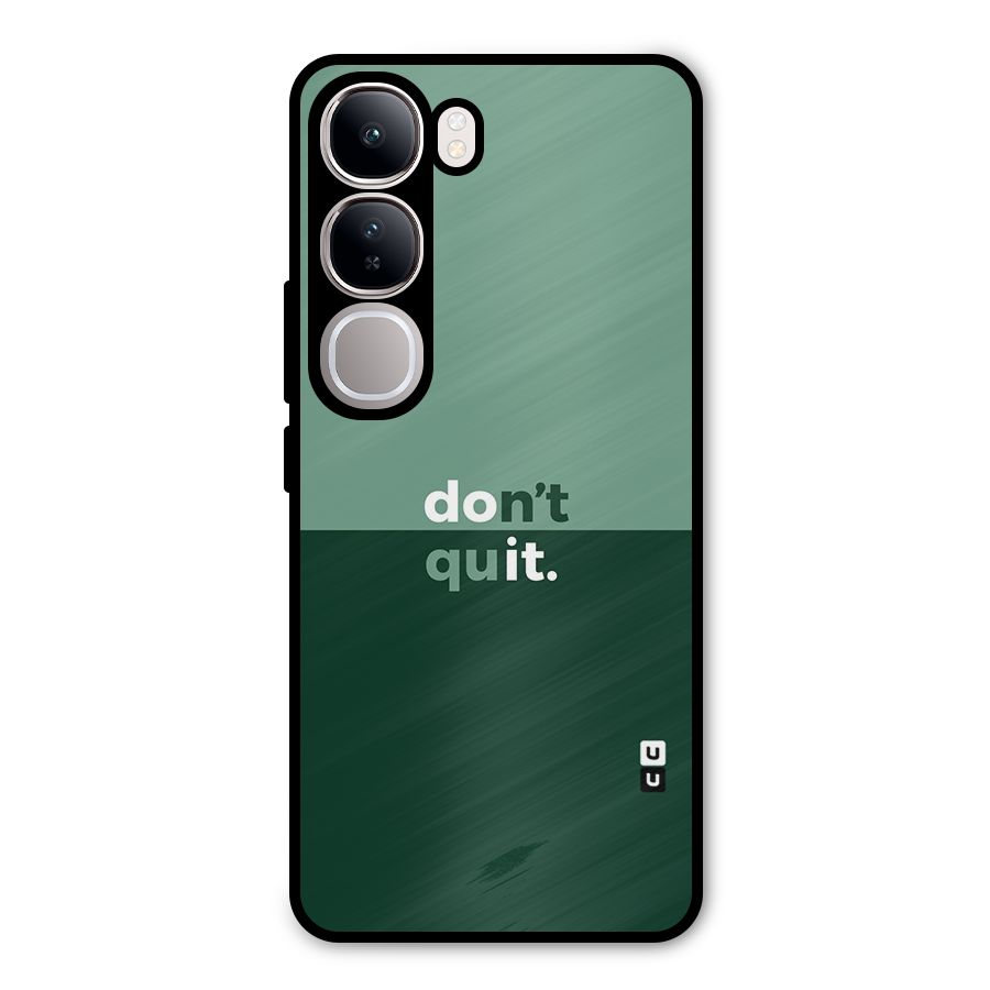 Dont Quit Do It Metal Back Case for Vivo Y300