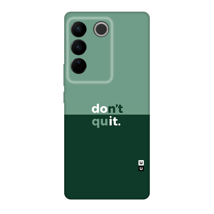 Dont Quit Do It Original Polycarbonate Back Case for Vivo V27