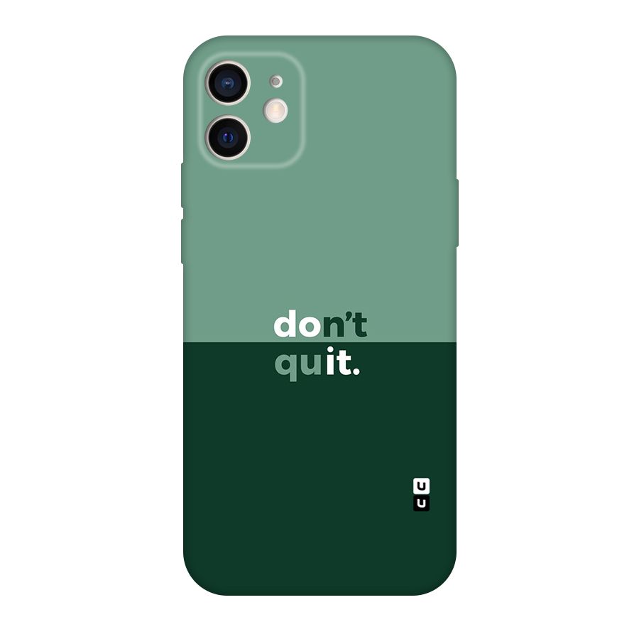 Dont Quit Do It Original Polycarbonate Back Case for iPhone 12