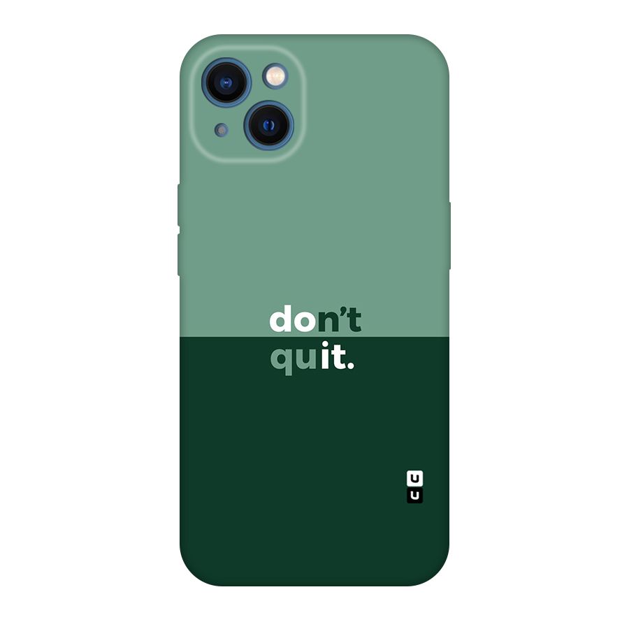 Dont Quit Do It Original Polycarbonate Back Case for iPhone 13