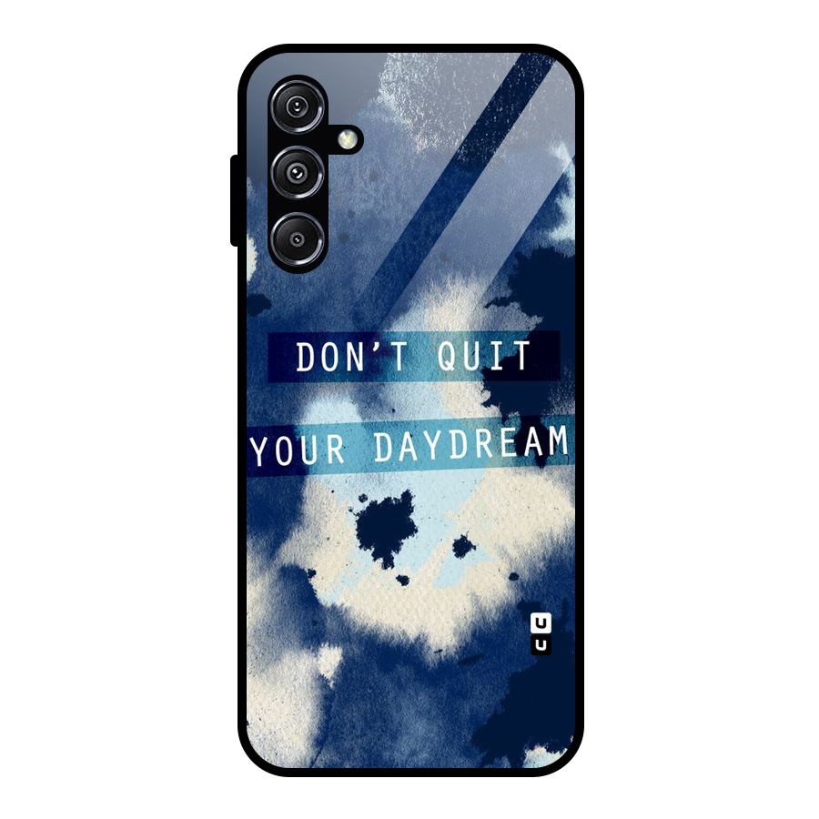 Dont Quit Glass Back Case for Galaxy M34 5G