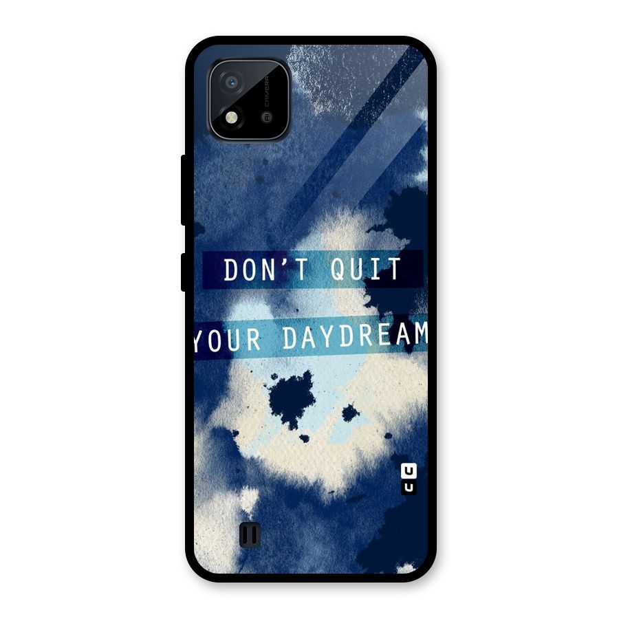 Dont Quit Glass Back Case for Realme C11 2021