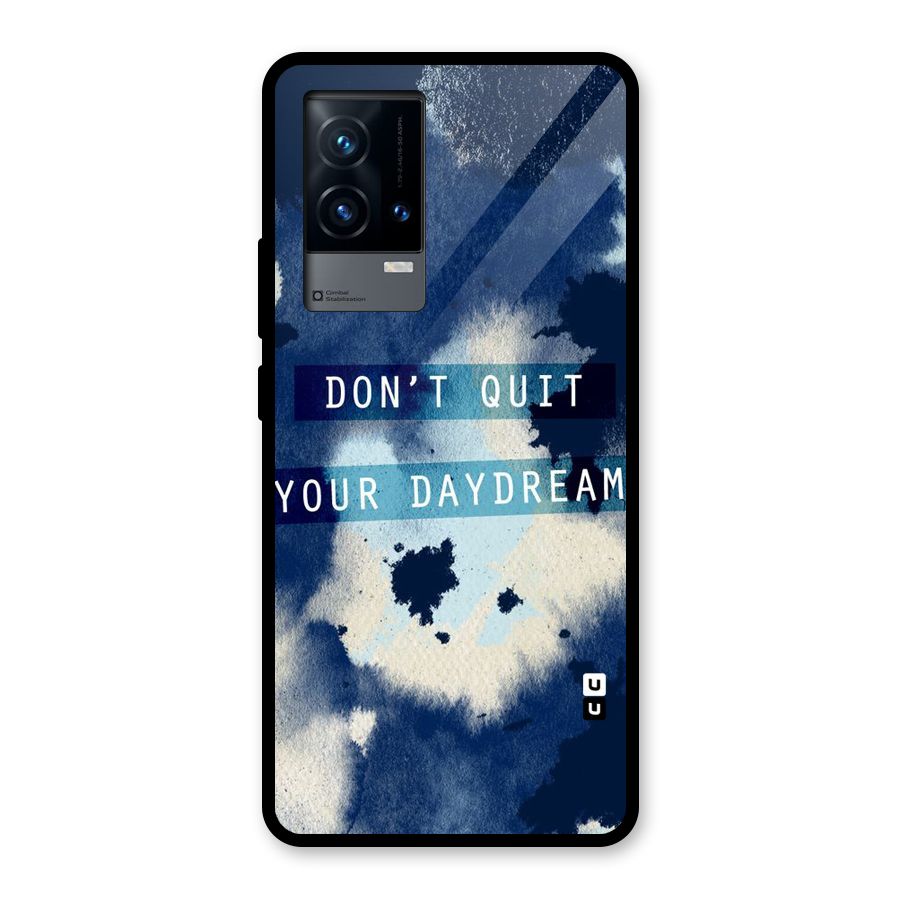 Dont Quit Glass Back Case for iQOO 9 5G